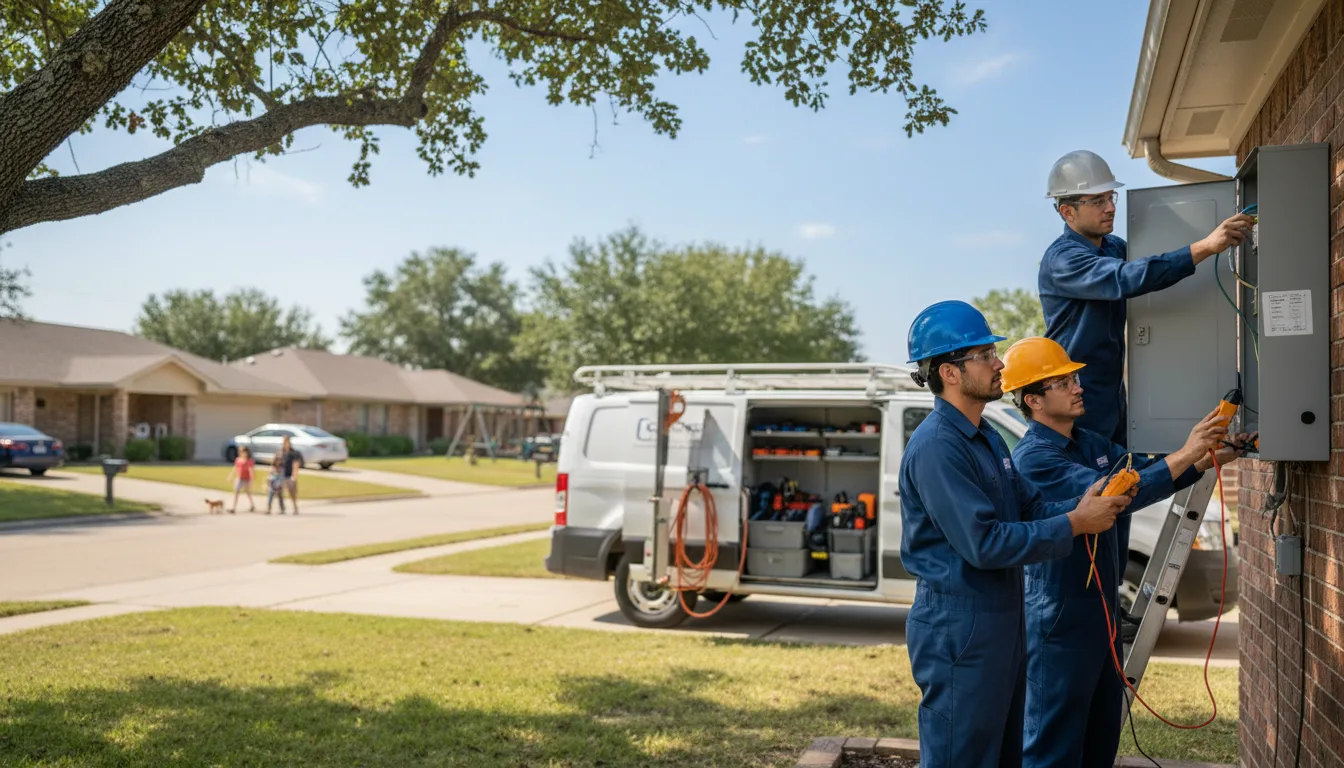 Certified electrician providing emergency electrical services in Brownsville, TX